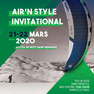 Air & Style 2020 - a snowkite invitational :: 21-22 mars 2020 :: Agenda :: LetsKite.ch