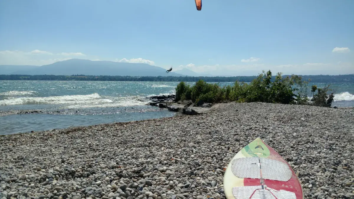 Spot de Versoix - Plage de la Bécassine