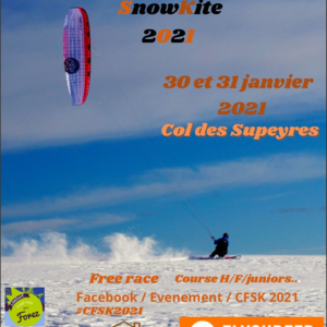 Championnat France de snowkite - Col des Supeyeres :: 30-31 January 2021 :: Agenda :: LetsKite.ch
