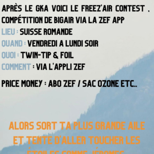Freez'air Contest by Zef :: 24-26 February 2023 :: Agenda :: LetsKite.ch